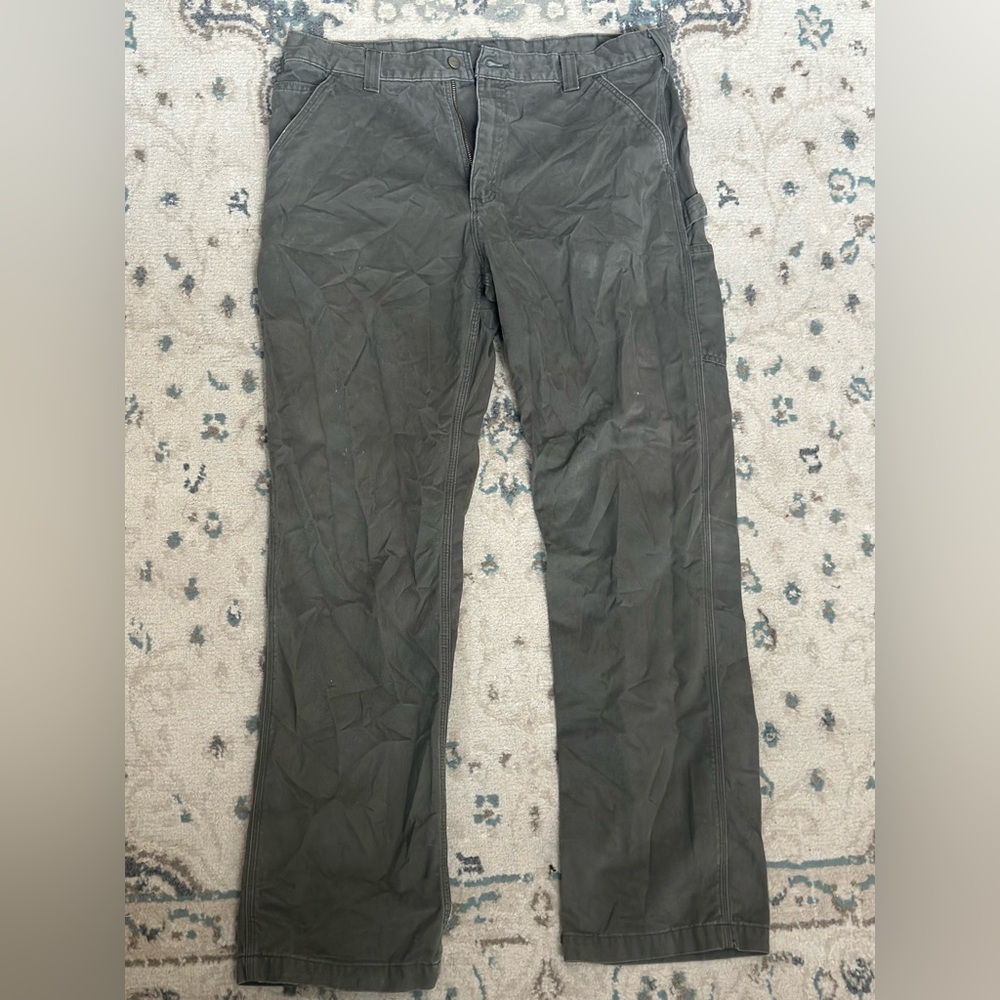 Carhartt Green Chinos Versatile Straight Leg